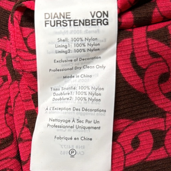 DIANE VON FURSTENBERG Edyna Midi Dress Size M - Picture 12 of 14